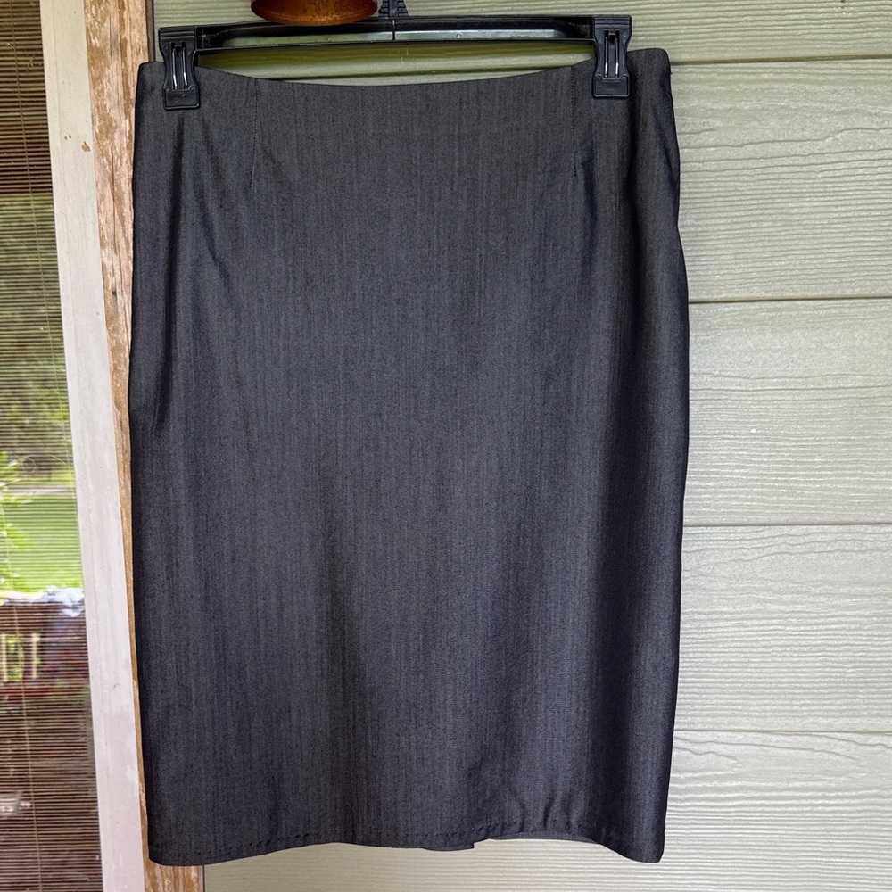 Tahari Wool Blend Pencil Skirt